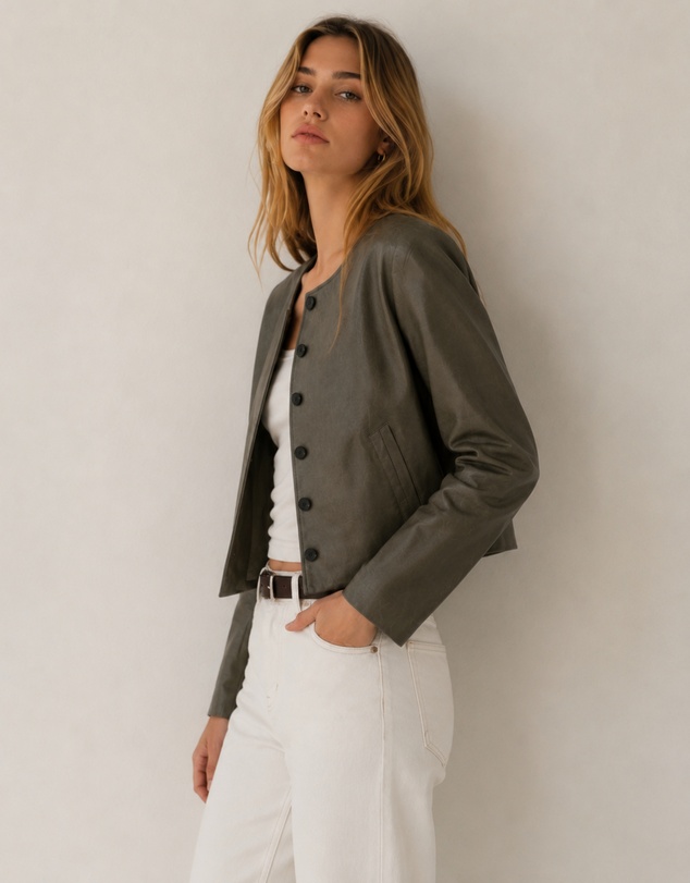 KAJA Clothing - Sienna Vintage Leather Jacket