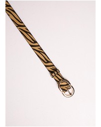 Alice In The Eve - Zuri Zebra Printed Belt