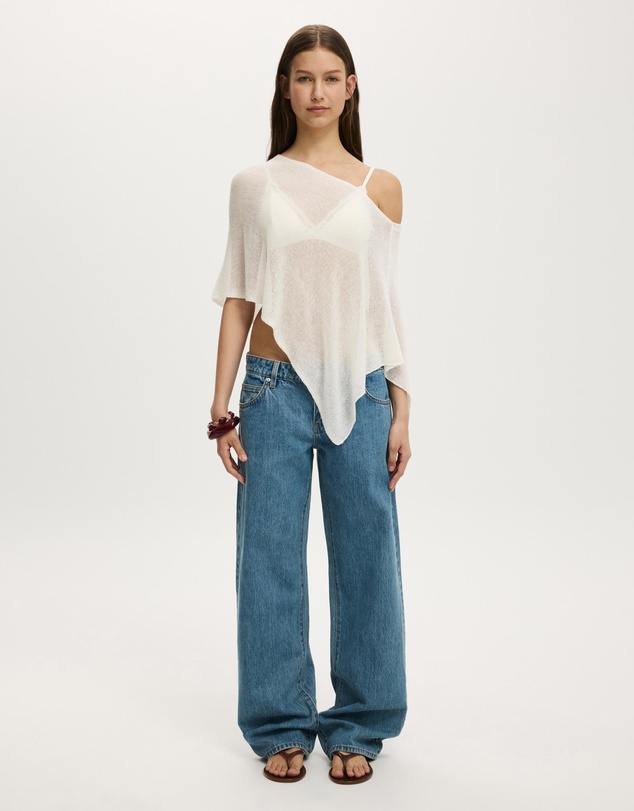 Cotton On - Sheer Knit Poncho