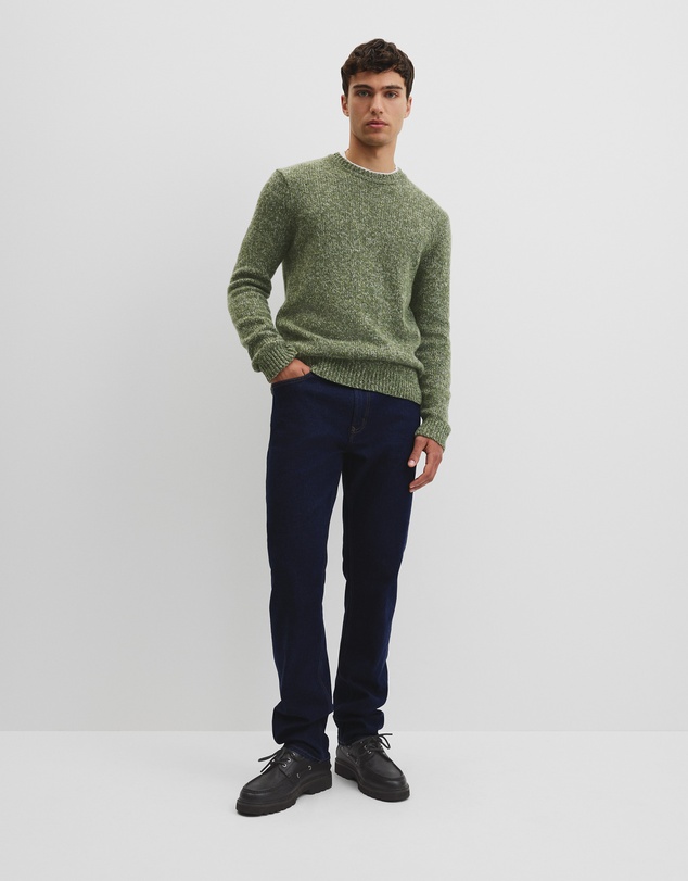 Country Road - Merino Wool Blend Crew Neck Knit