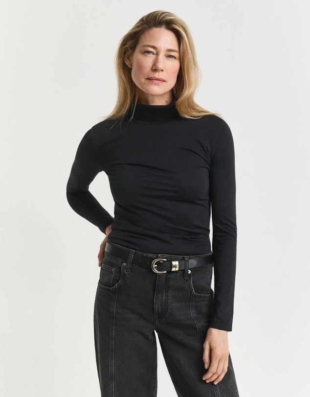 Gant - Lightweight Cotton Turtleneck Top