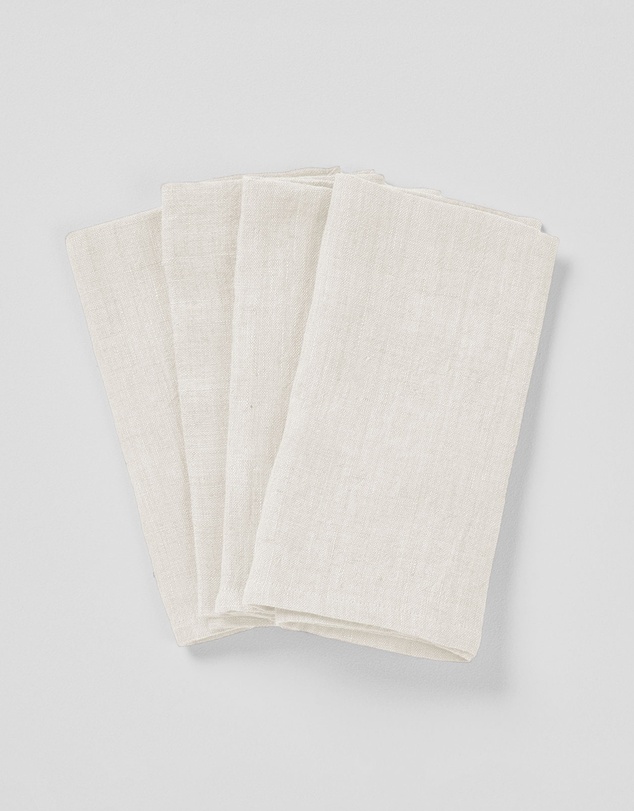 Aura Home - Vintage Pure Linen Napkins Set of 4