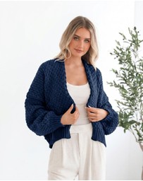 Esther & Co - Dorine Cardigan - Navy