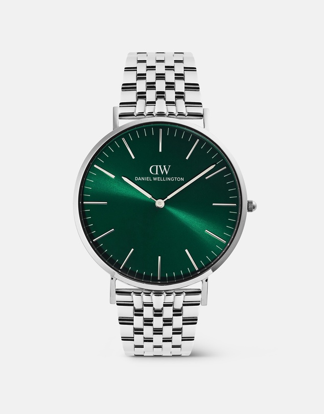 Daniel Wellington - Classic 40mm 7-Link Emerald