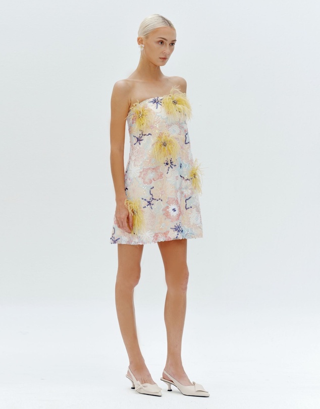 JUSTIN TONG - Jessica Strapless Mini Dress