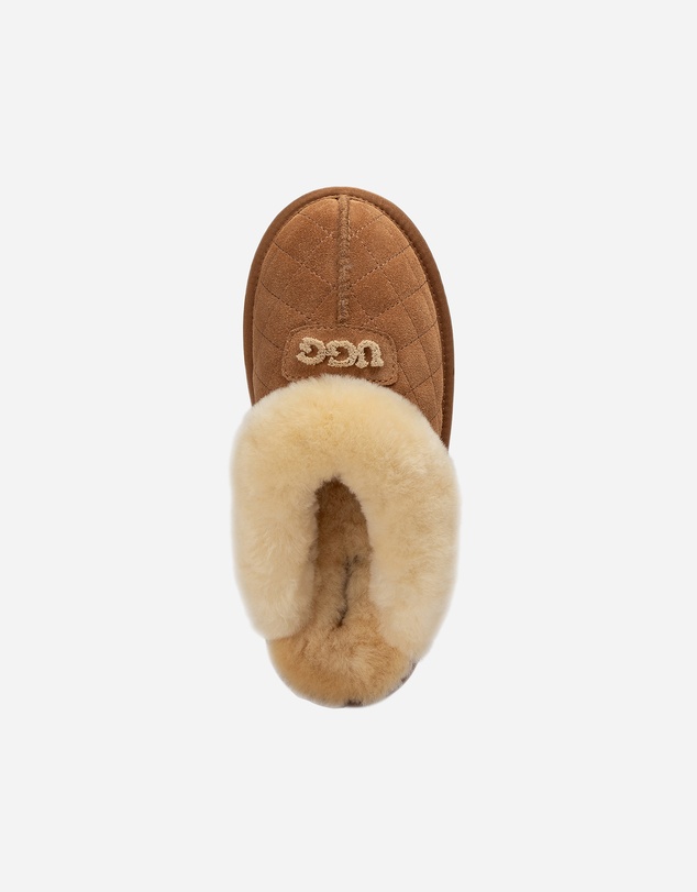 Ozwear Connection Uggs - Ugg Coquette Matelasse Emb Logo Slipper( Detachable Feature)