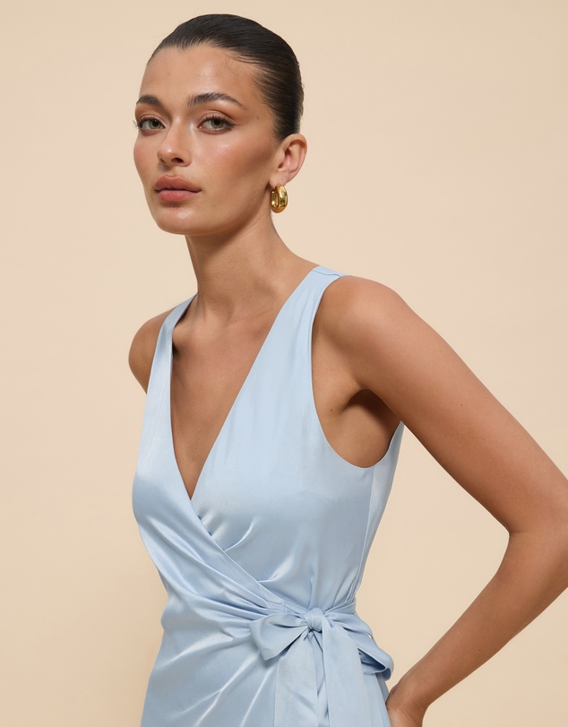 CHANCERY - Lani Sleeveless Wrap Maxi Dress