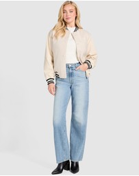 GUESS - Danielle College Bomber Jacket