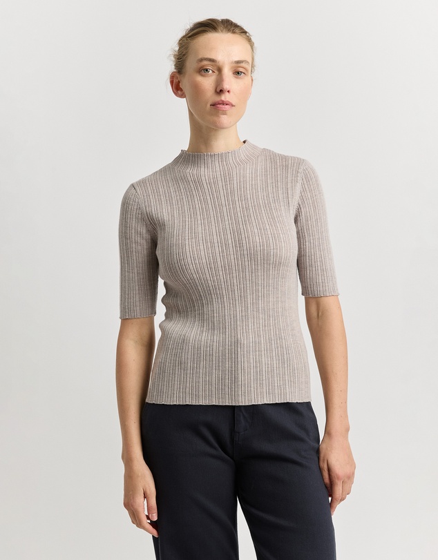 Toorallie - Variegated Rib Top