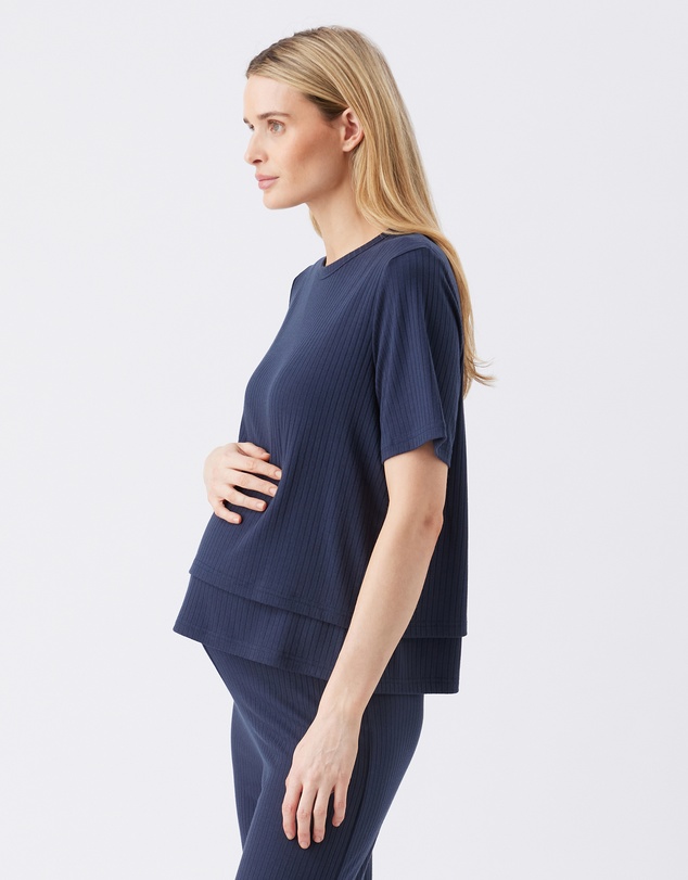 Ripe Maternity - Mike Rib Nursing Top