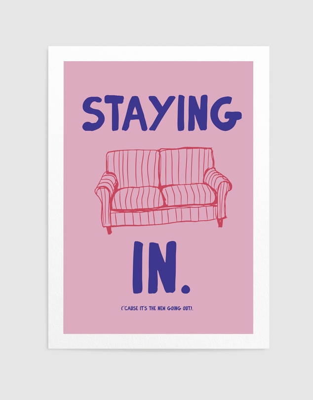 Olive et Oriel - Stayingin by Treechild Art Print