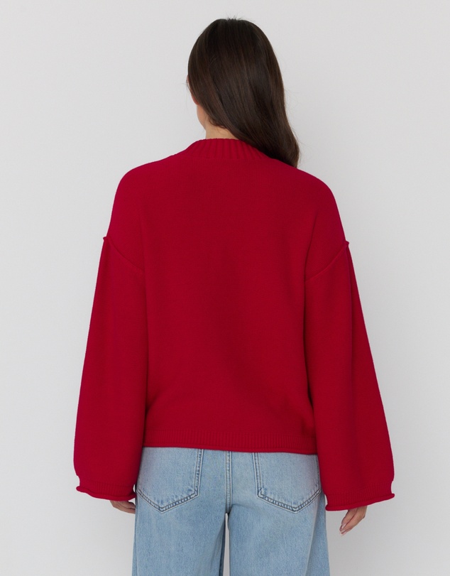 ALEXANDRA - Dante Cardigan Red