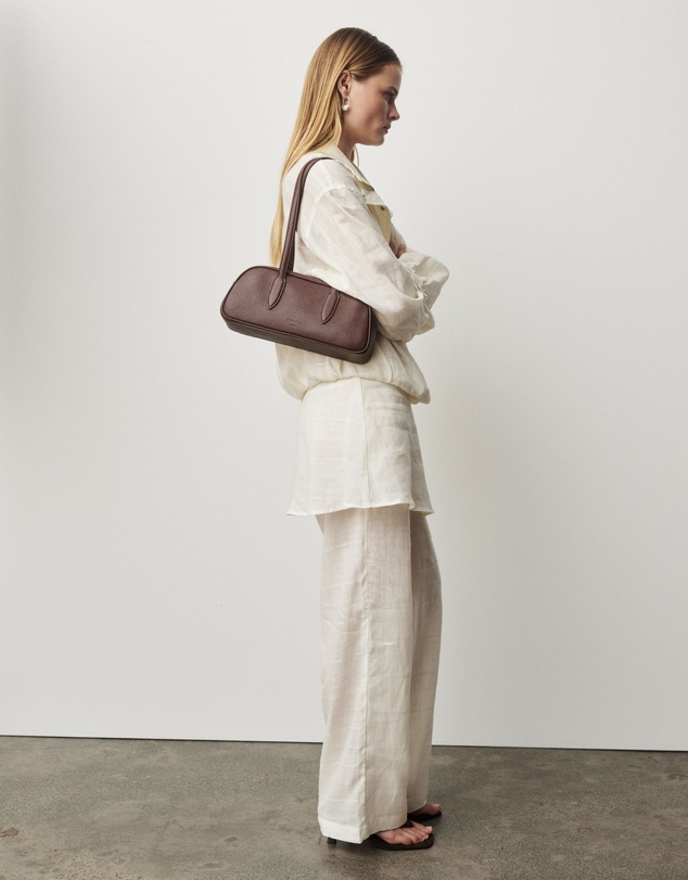 VESTIRSI - Vera Mahogany Baguette Bag
