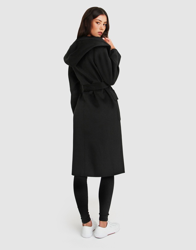 Belle & Bloom - Runaway Wool Blend Robe Coat