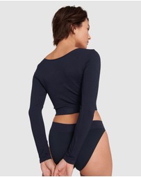 Sloggi - sloggi EVER Infused Aloe Crop Top Long Sleeve