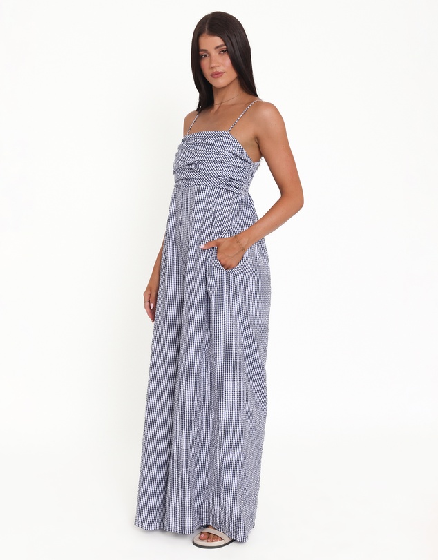 Petal & Pup - Pricilla Jumpsuit - Blue Gingham