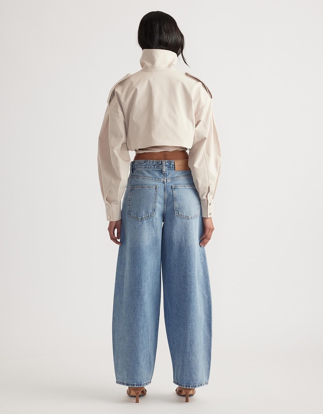 Decjuba - Rhea Mid Rise Barrel Jeans