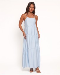 Petal & Pup - Bennie Midi Dress - Pale Blue