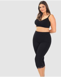 B Free Intimate Apparel - Anti Chafing High Rise 3/4 Cotton Leggings