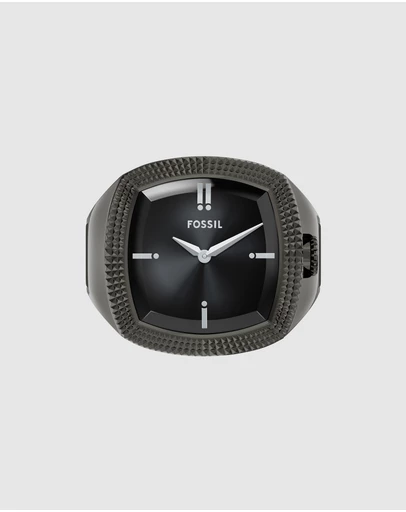Fossil - Machine Luxe Watch Ring Gunmetal Analogue Watch
