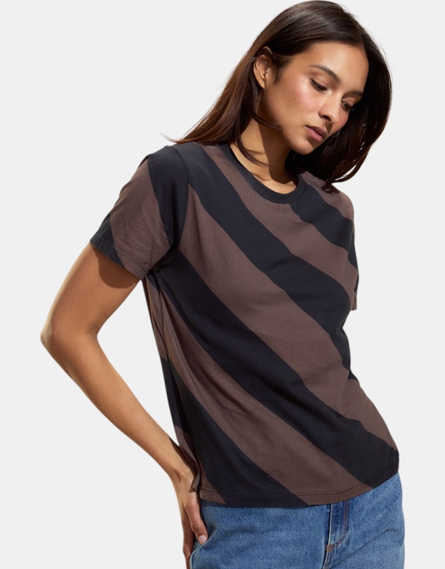 Cynthia Rowley - Diagonal Stripe Tee