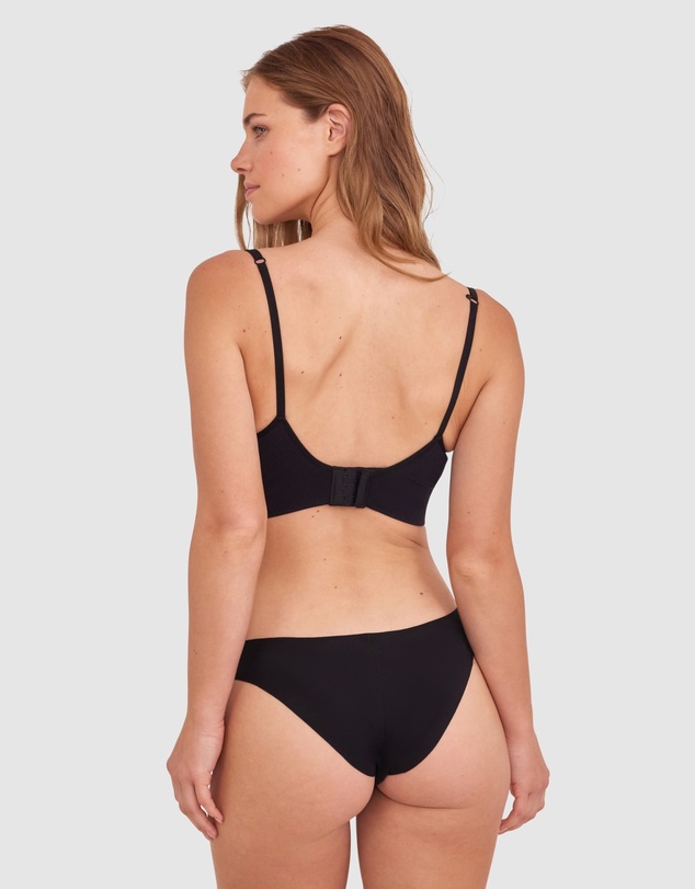 Bras N Things - Alyssia Push Up Wirefree - Black/Print