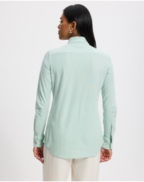 Polo Ralph Lauren - Striped Knit Oxford Cotton Shirt - ICONIC EXCLUSIVE