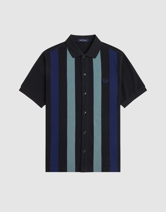 Fred Perry - Vertical Stripe Polo Shirt