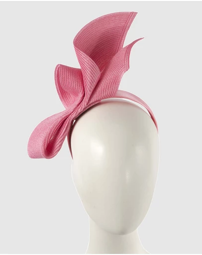 Max Alexander - Tall Hot Pink Racing Fascinator