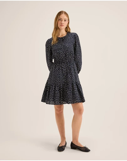 Review - Ditzy Dot Mini Dress