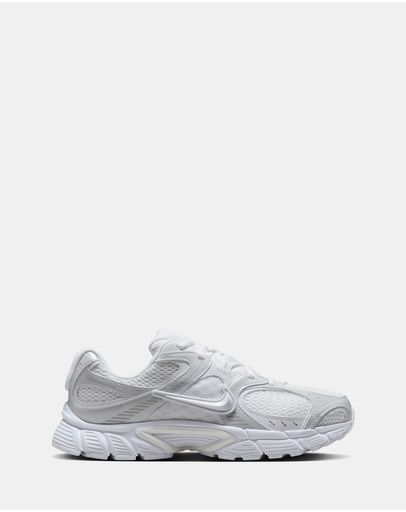White, White, Black & Metallic Silver