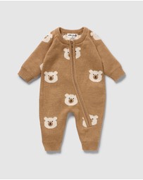 Wilson & Frenchy - Organic Knitted Jacquard Growsuit - Babies