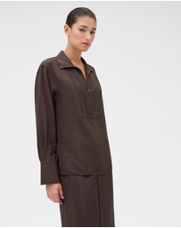 Oroton - Half Placket Zip Shirt