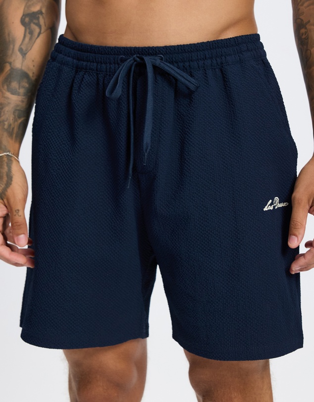 Les Deux - Stan Seersucker Swim Shorts