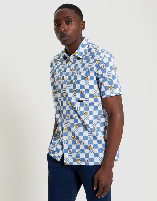 Ben Sherman - Chequerboard Print Shirt
