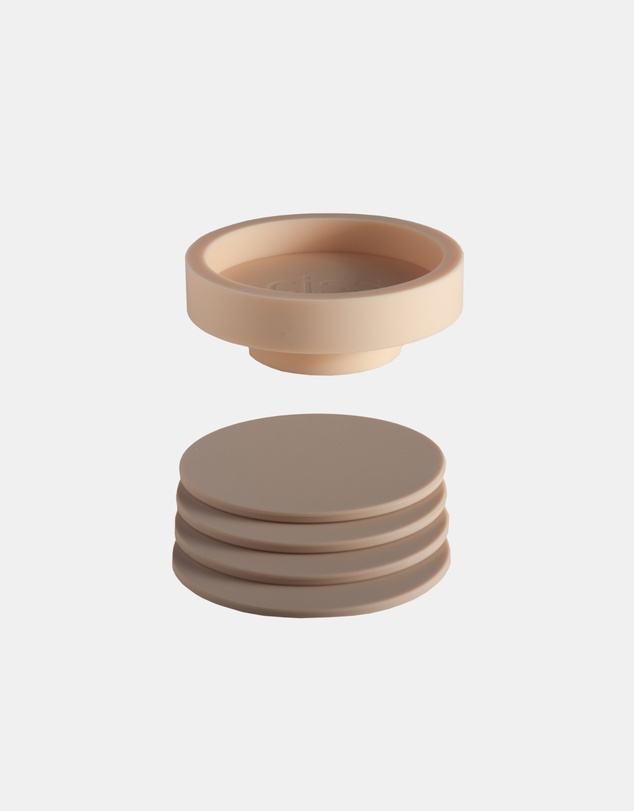 porter green - ciss | unbreakable silicone coasters