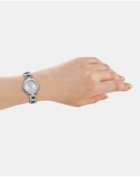 DKNY - Open Link Silver 28mm Silver Dial Womens Watch