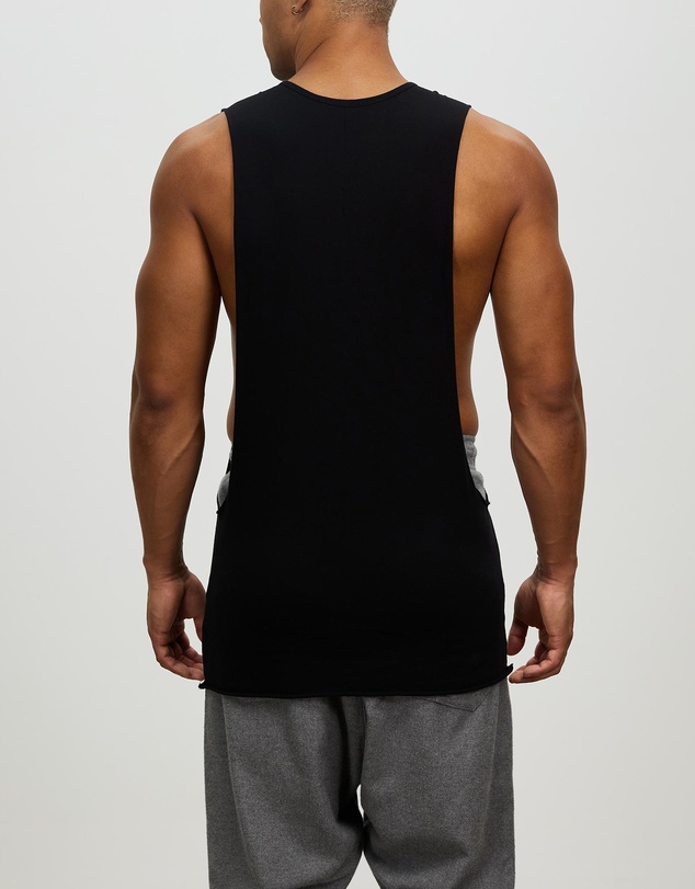 Surrounded By Ghosts - The Titanium Rib Knit Muscle T-Shirt