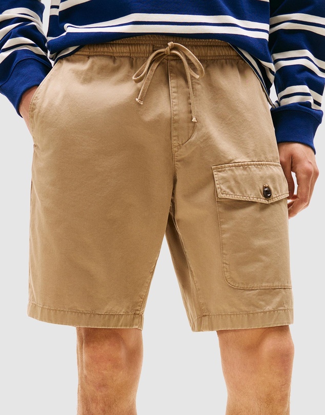 Tommy Hilfiger - Washed Twill Relaxed Cargo Shorts
