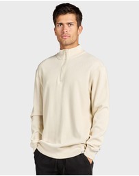 Academy Brand - Perry LS Waffle 1/4 Zip