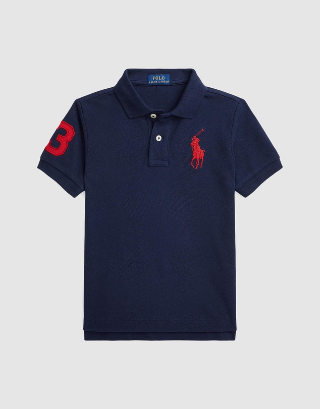Polo Ralph Lauren - Big Pony Cotton Mesh Polo Shirt - Babies-Kids