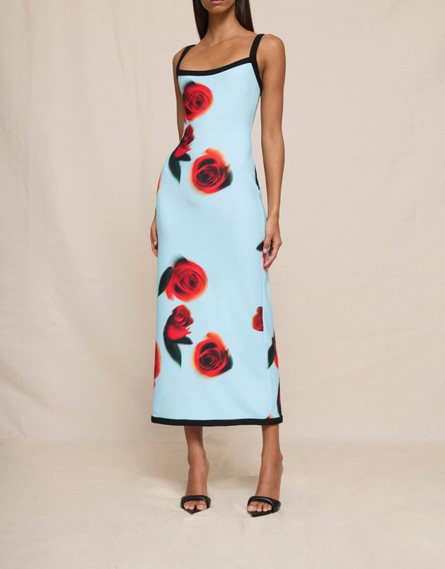 BY JOHNNY. - Sky Rose Midi Dress