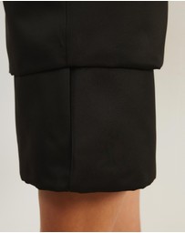 Atmos&Here - Daisy Layered Satin Mini Dress