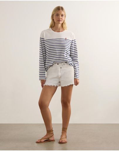 White & Navy