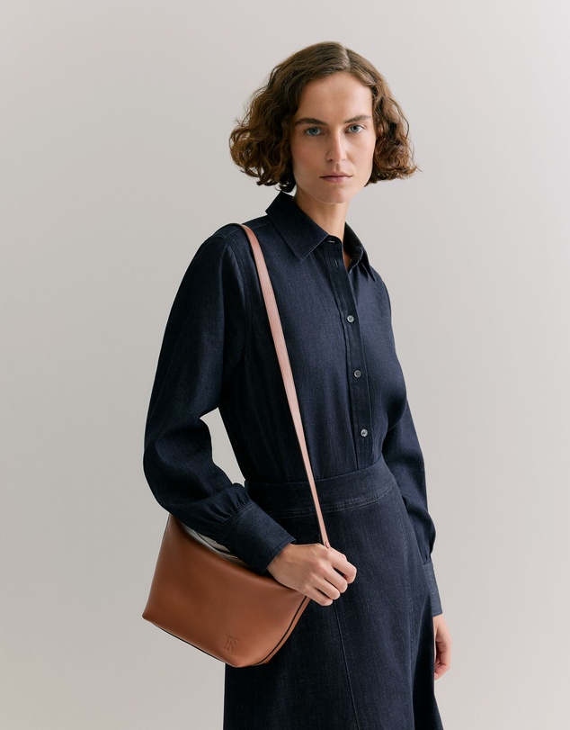 Trenery - Carnarvon Crossbody Bag in Cognac