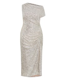 City Chic - Sequin Star Off Shoulder Maxi Dress