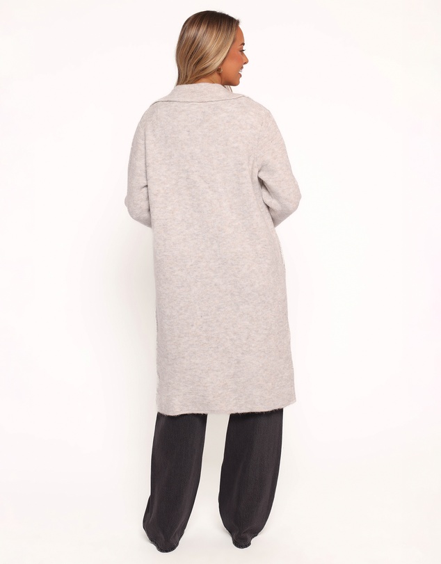 Petal & Pup - Zina Button Front Coatigan - Grey