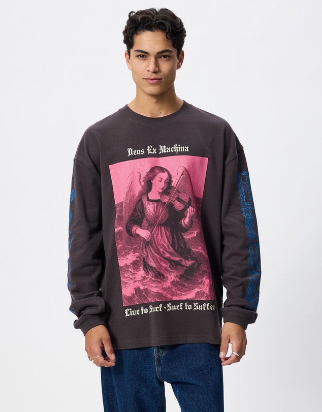 Deus Ex Machina - Swell Maps Oversized LS Tee