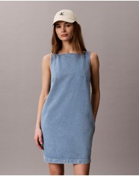 Calvin Klein Jeans - V-Neck Denim Shift Dress