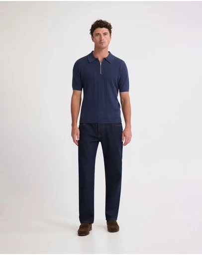 Oxford - Remy Zip Neck Polo